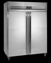 TEFCOLD RK 1420X1 Chladicí skříň plné dveře, nerez 